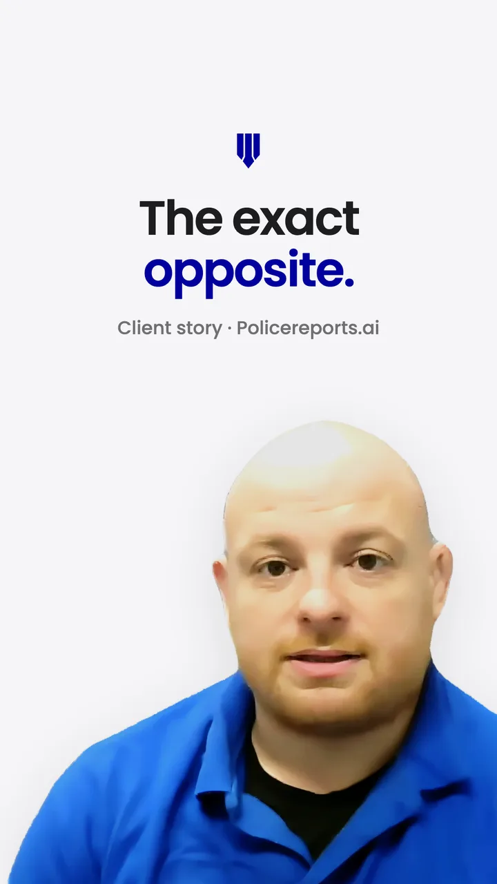 Eric Clague, Co-founder and CEO of Policereports.ai, on working with developers around the world: "Brigada has been the exact opposite of that."