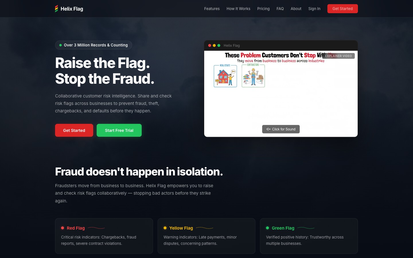 Helix Flag — product screenshot