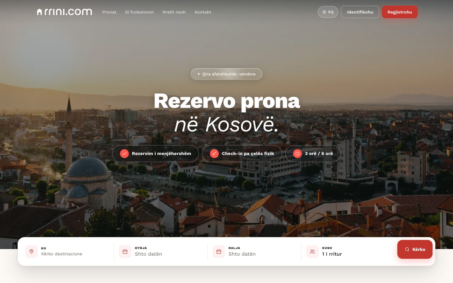 Rrini — Travel / Marketplace product built by Brigada.dev