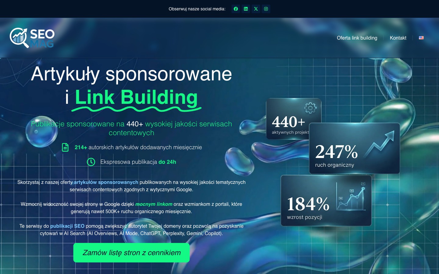 SEOMag Links — product screenshot